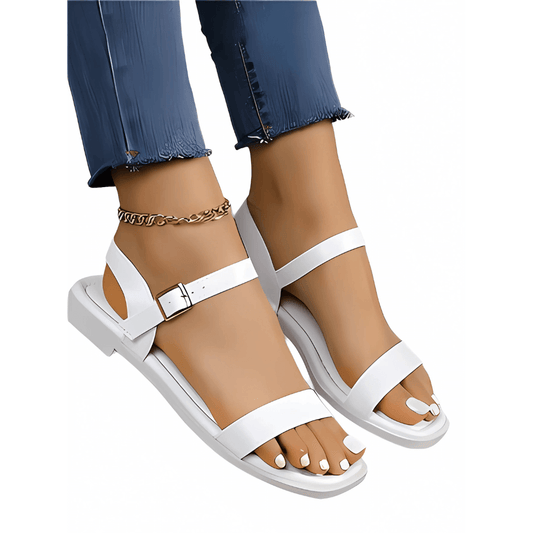 Segovia Chic Buckle Strap Sandals