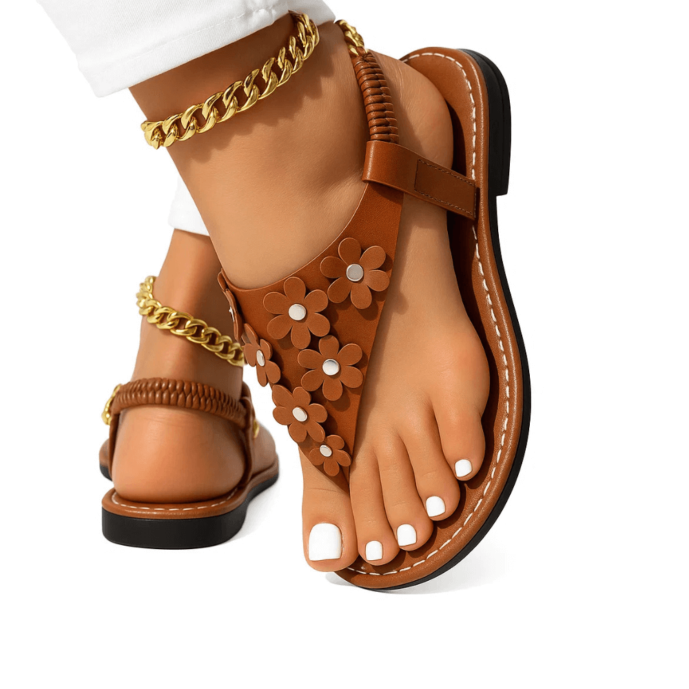 Floranta Shine Flat Sandals