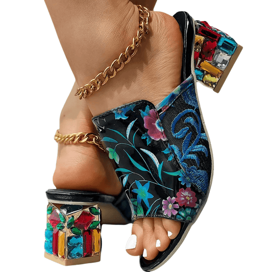 Serelina Gem Wedge Sandals