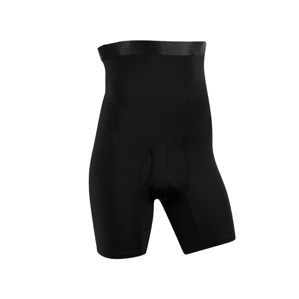 Short de compression sculptant ventre plat pour homme