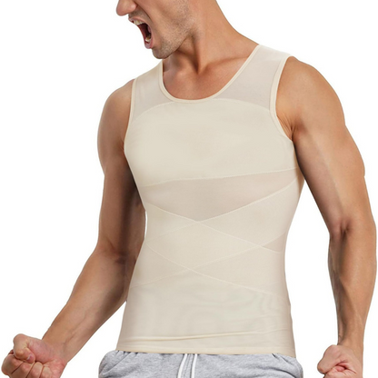 MaxFit Pro: Men's Slimming & Body Sculpting Sleeveless Top