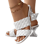 Sandales tressées en cristal Toledo 