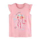 Jolly Jellyfish Ruffle Top & Rainbow Shorts Set
