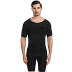 T-shirt gainant de compression pour homme