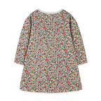 Sweet Pumpkin Floral Girls Long Sleeve Dress