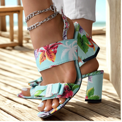 Havana Tropical Chic Bow Sandals