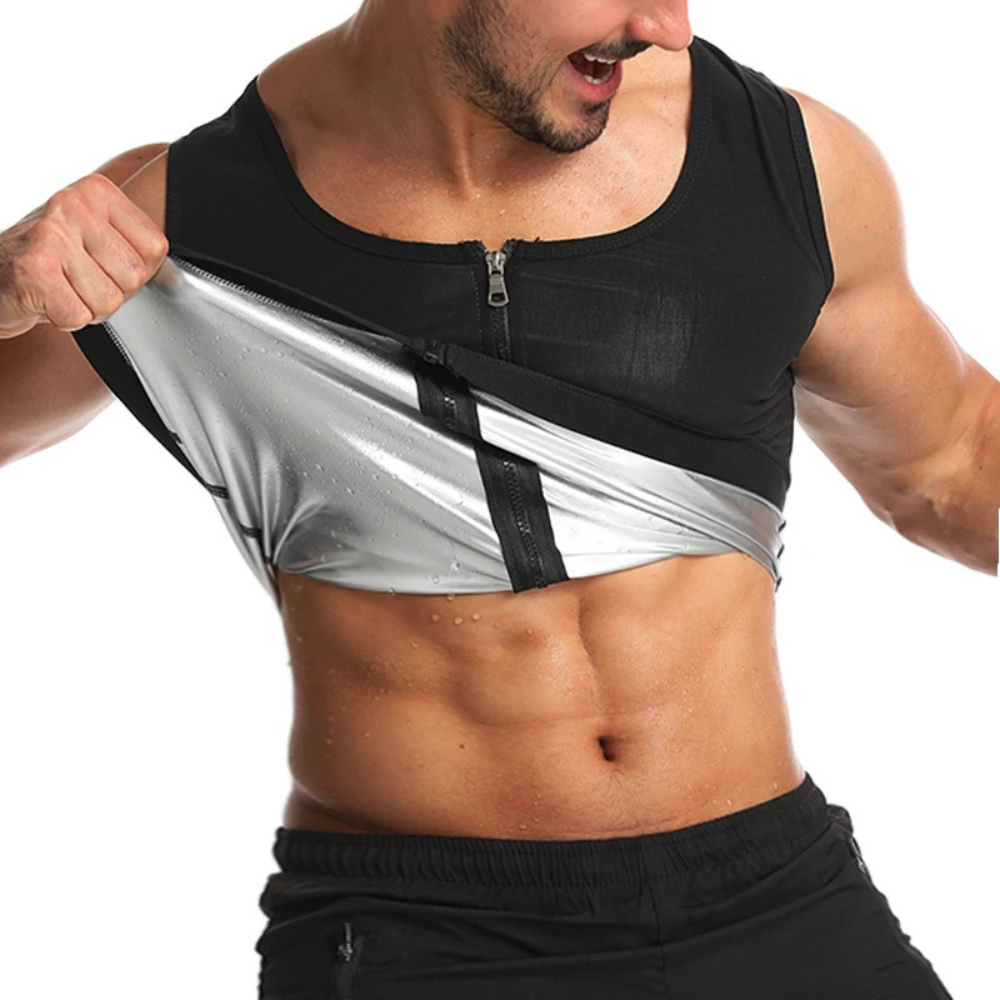 ThermoFit: Men's Sauna Vest Neoprene Waist Trainer
