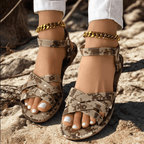 Sandales à brides camouflage Nantes