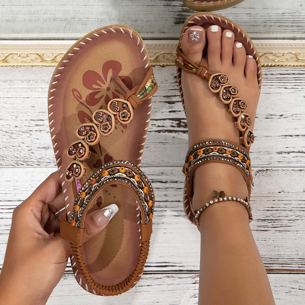 Ornela Tribal Bloom Sandals