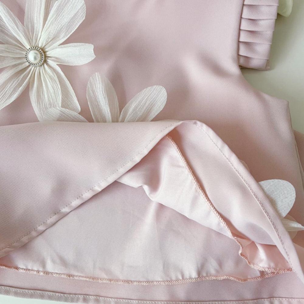 Ensemble haut et short à fleurs 3D