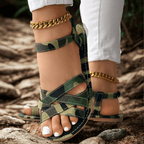 Sandales à brides camouflage Nantes