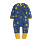 Cute Print Easy Zip Baby Romper