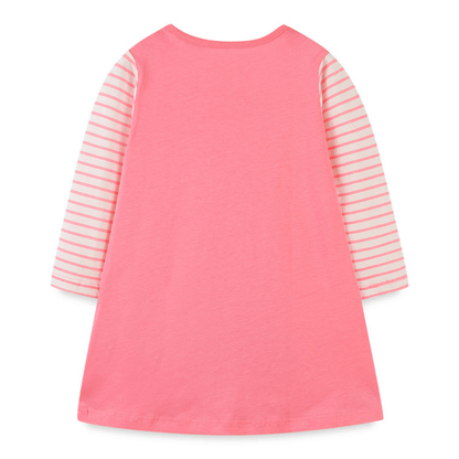 Festive Christmas Tree Girls Long Sleeve Dress