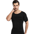 T-shirt gainant de compression pour homme