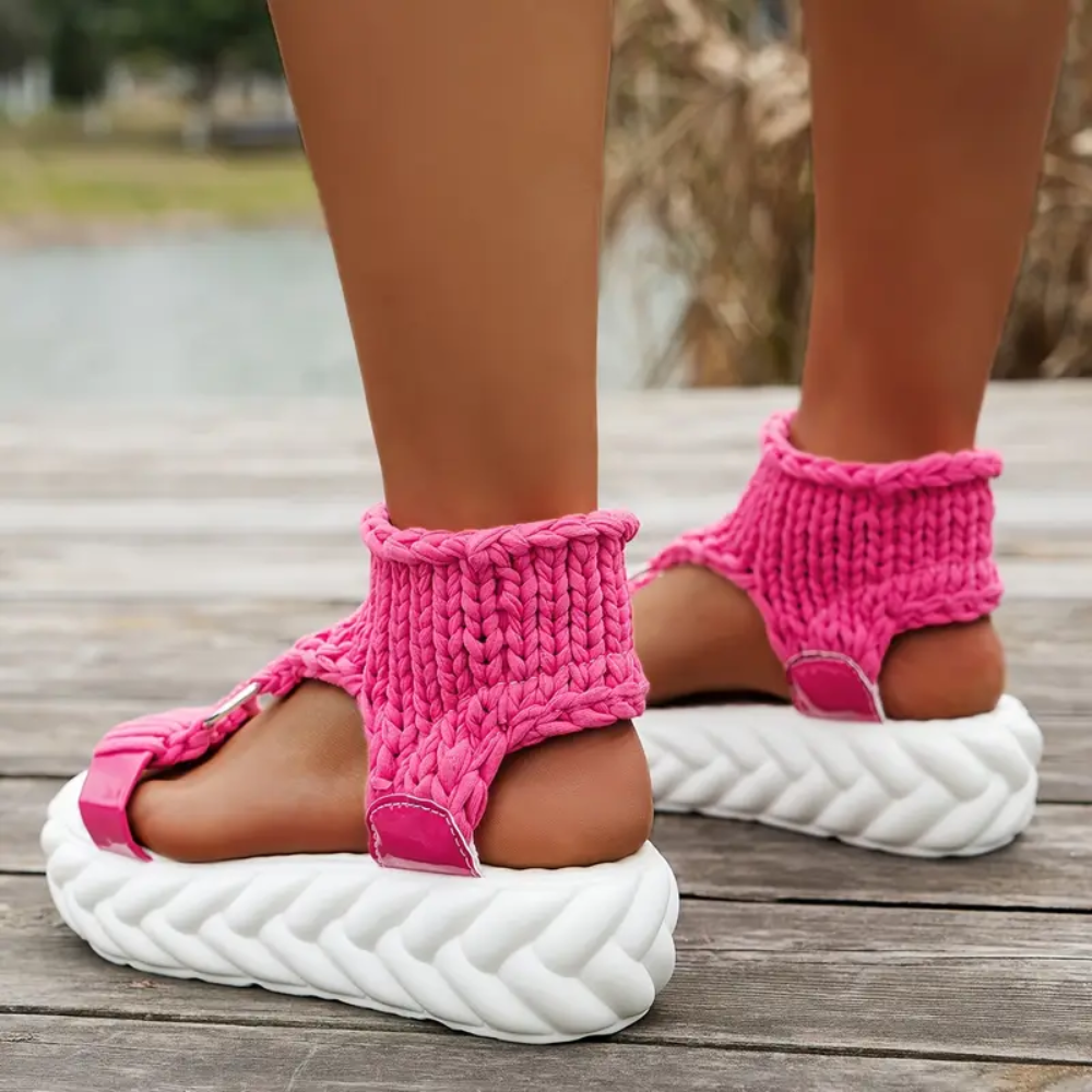 Ibiza ColorPop Braided Sandals