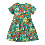 Tropical Safari Animal Print Girls Dress