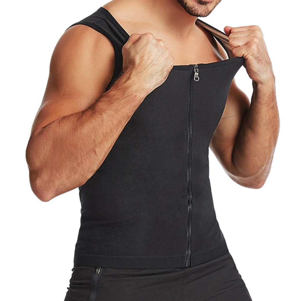 ThermoFit: Men's Sauna Vest Neoprene Waist Trainer