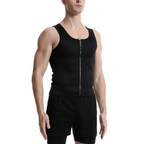 SweatMax : Gilet de compression sauna pour homme, favorisant la transpiration et la silhouette.