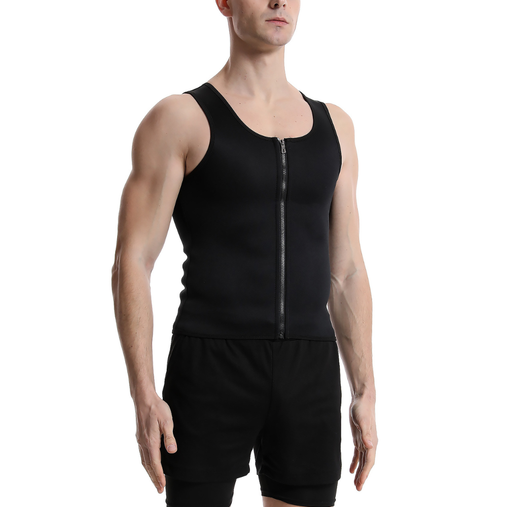 SweatMax: Men’s Sweat & Shape Sauna Compression Vest