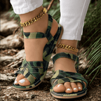 Sandales à brides camouflage Nantes