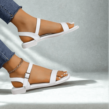 Segovia Chic Buckle Strap Sandals