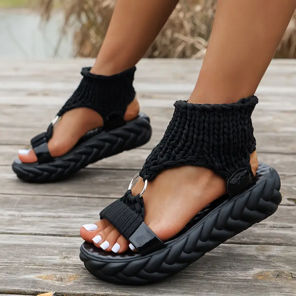 Sandales tressées Ibiza ColorPop 