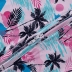 Lovely Tropical Sunset Print Baby Romper