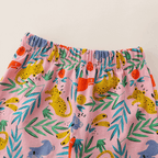 Ensemble haut et short « Amis endormis de la jungle »