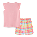 Jolly Jellyfish Ruffle Top & Rainbow Shorts Set