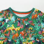 Tropical Safari Animal Print Girls Dress