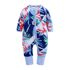 Adorable Tropical Print Baby Romper