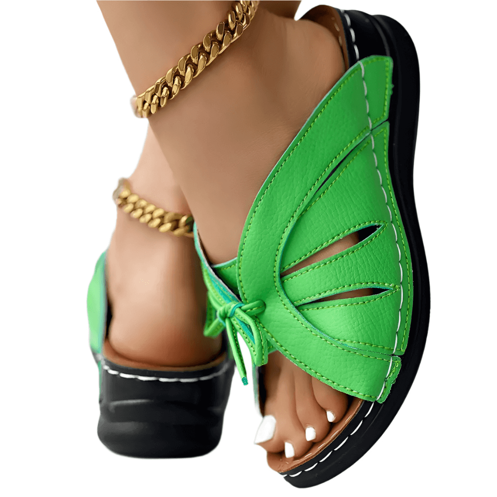 Sandales Soraya à cambrure souple et nœud 