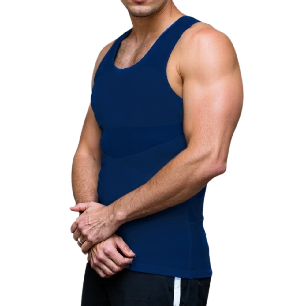 MaxFit Pro: Men's Slimming & Body Sculpting Sleeveless Top