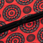 Vibrant Red Sushi Roll Print Baby Romper