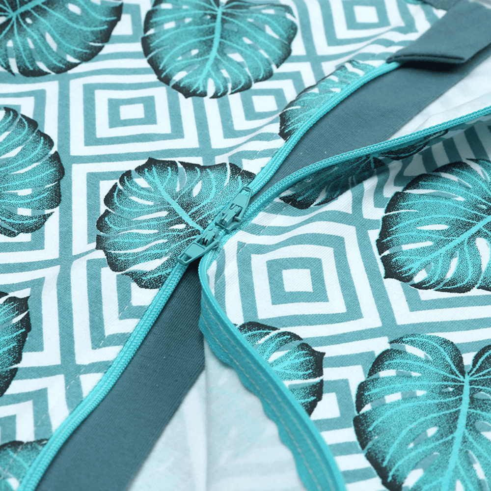 barboteuse bébé à imprimé mignon et fermeture éclair facile