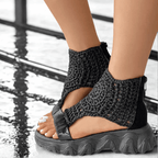 Sandales compensées tressées Sorra 