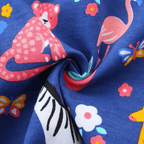 Floral Lion Ruffle Top & Safari Shorts Set