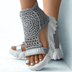 Sandales compensées tressées Sorra 