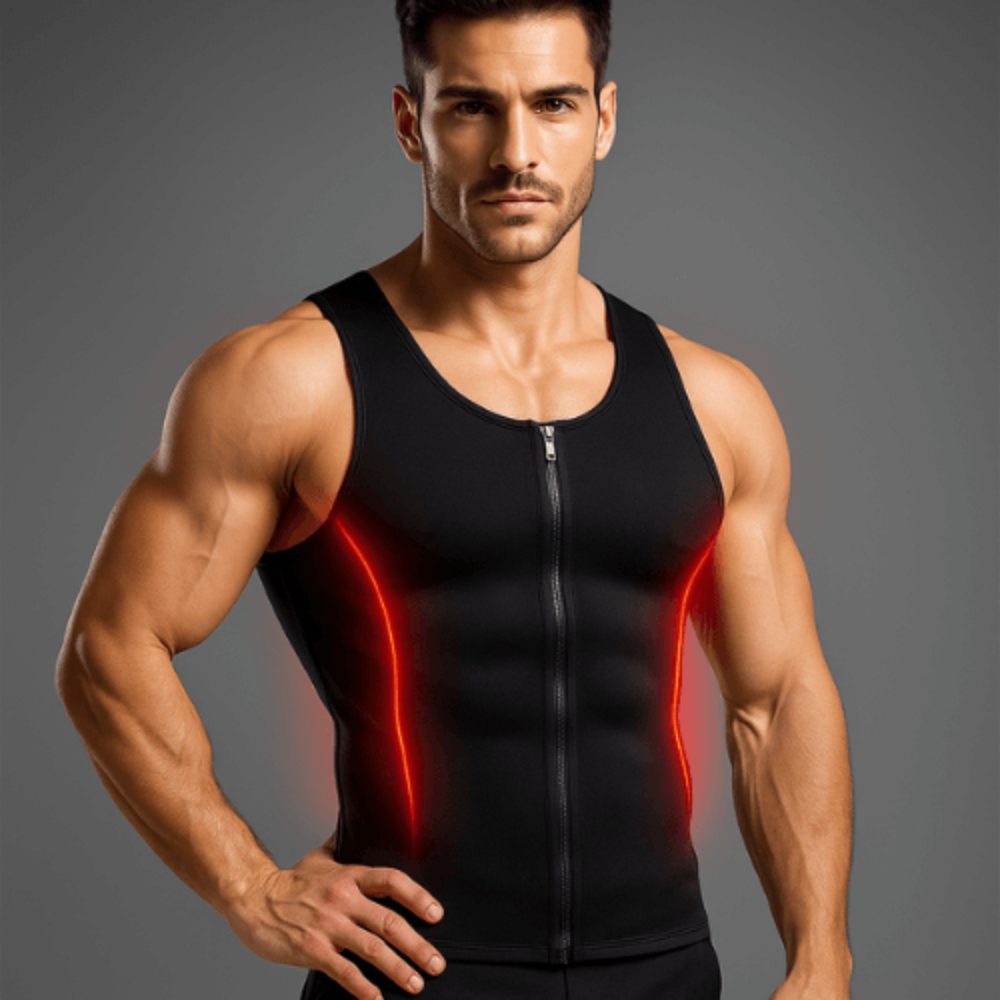 SweatMax: Men’s Sweat & Shape Sauna Compression Vest