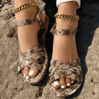 Sandales à brides camouflage Nantes