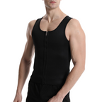 SweatMax : Gilet de compression sauna pour homme, favorisant la transpiration et la silhouette.