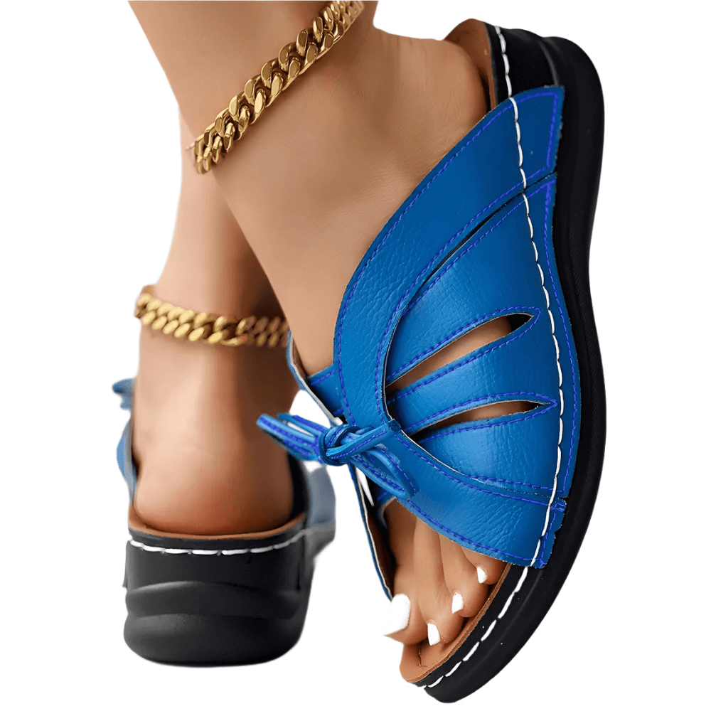 Sandales Soraya à cambrure souple et nœud 