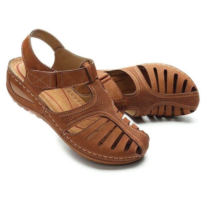Sandales compensées orthopédiques Calypso Gladiator 