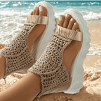 Sandales compensées tressées Sorra 