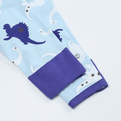 Cute Print Easy Zip Baby Romper