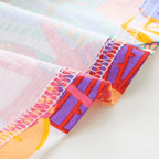 Robe d'été pour fille à imprimé floral et papillons