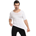 T-shirt gainant de compression pour homme
