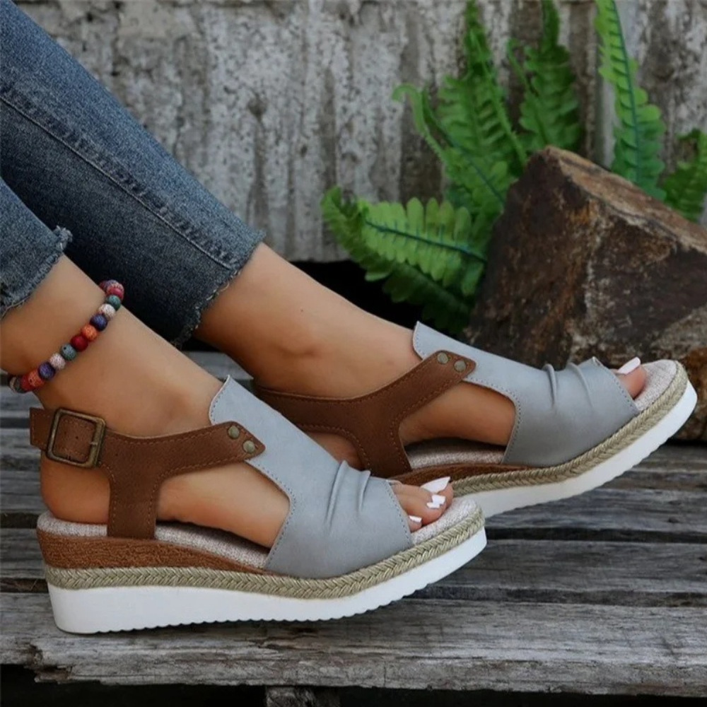 Sandales Ravenna à talons carrés décontractés 