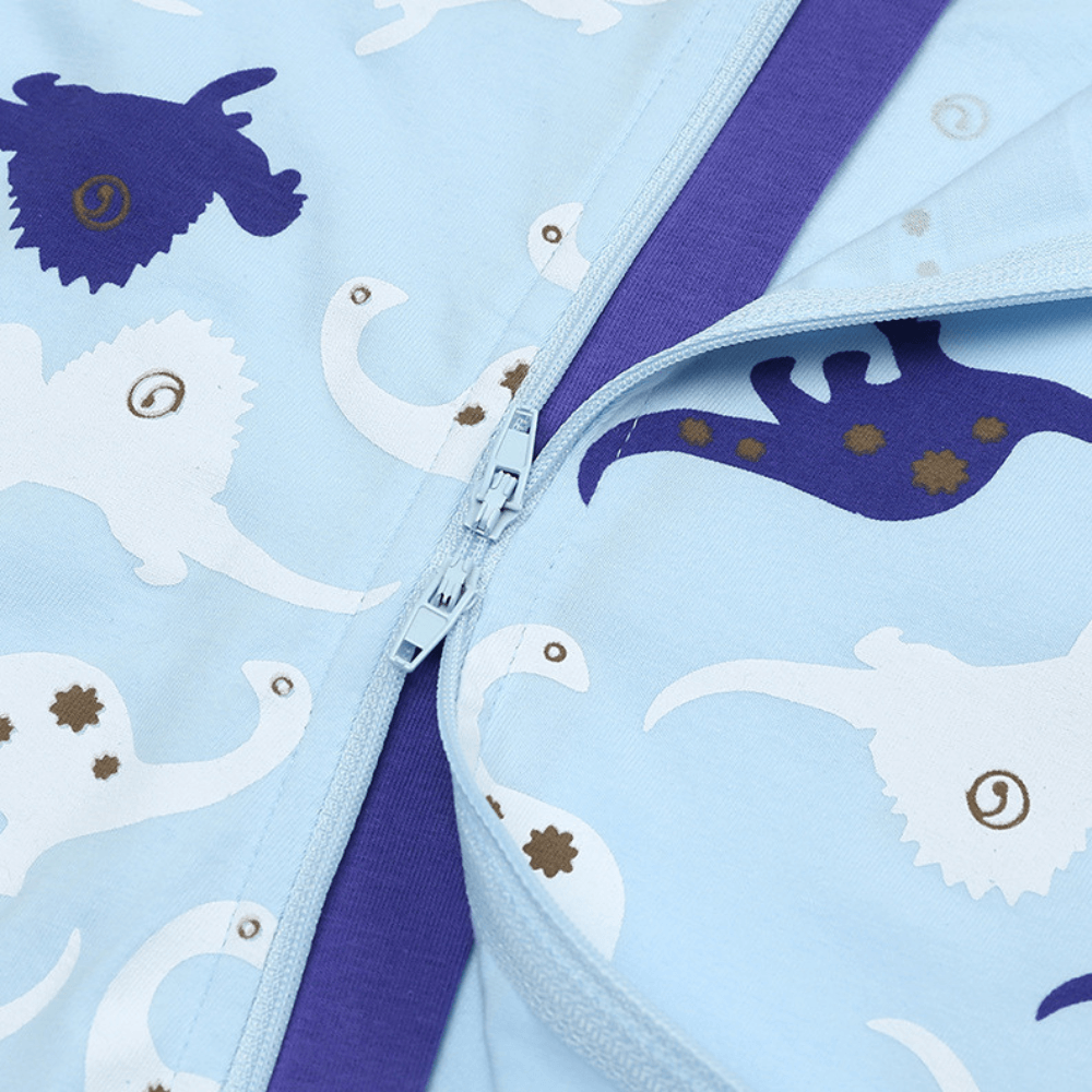 Cute Print Easy Zip Baby Romper