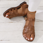 Sandales gladiateur en cuir Napoli Breeze